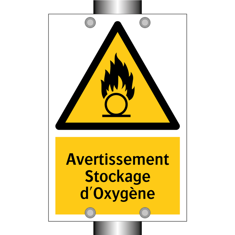 Avertissement Stockage d'Oxygène
