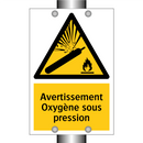 Avertissement Oxygène sous pression