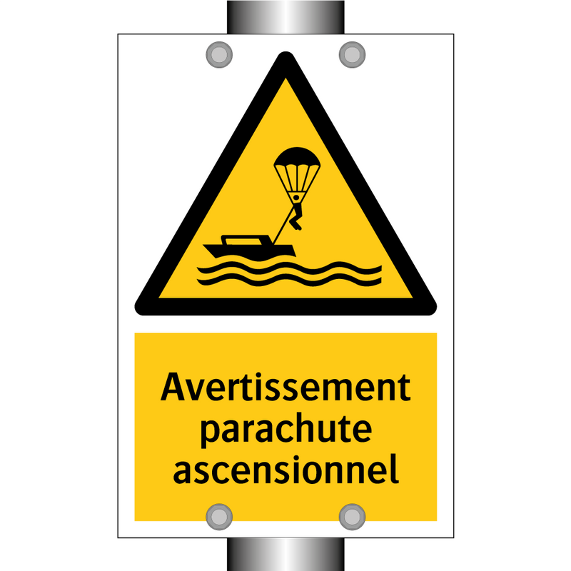 Avertissement parachute ascensionnel