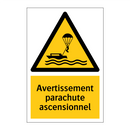 Avertissement parachute ascensionnel