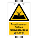 Avertissement Sables mouvants, Boue ou Limon