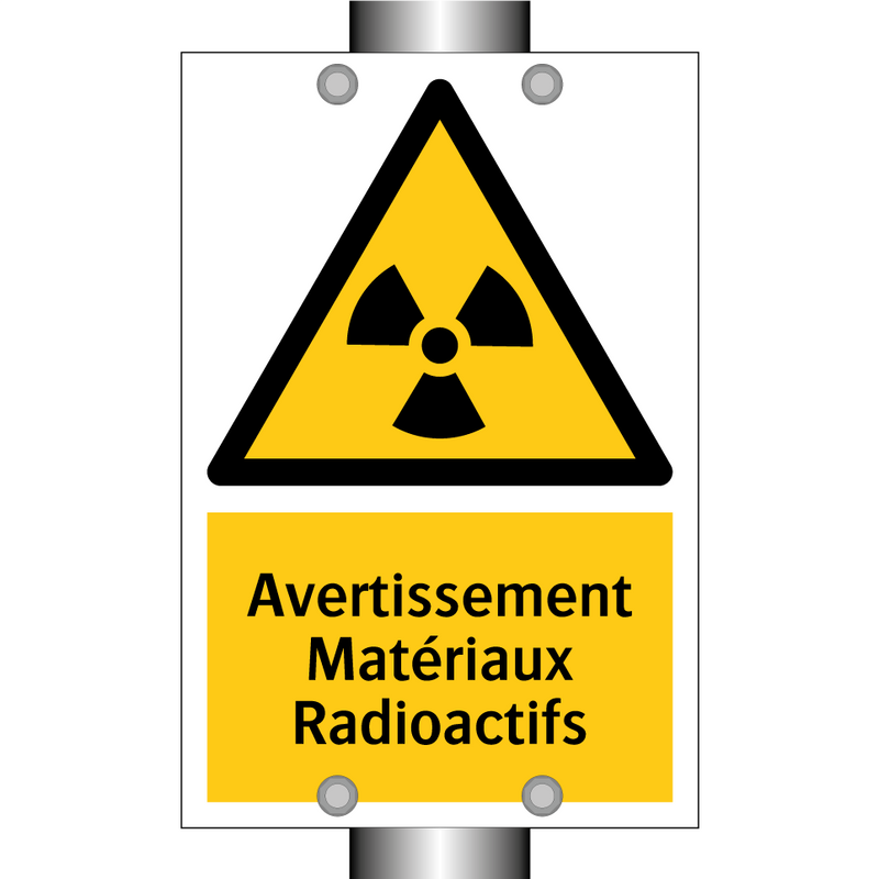 Avertissement Matériaux Radioactifs