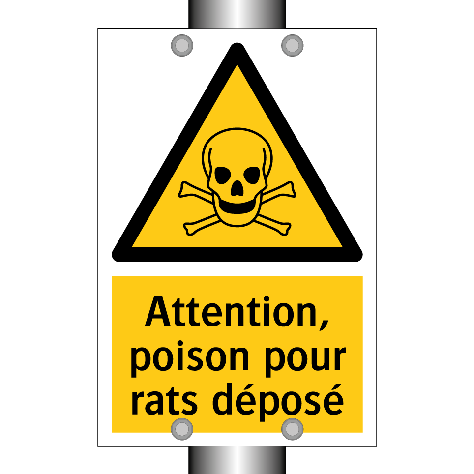 Attention, poison pour rats déposé