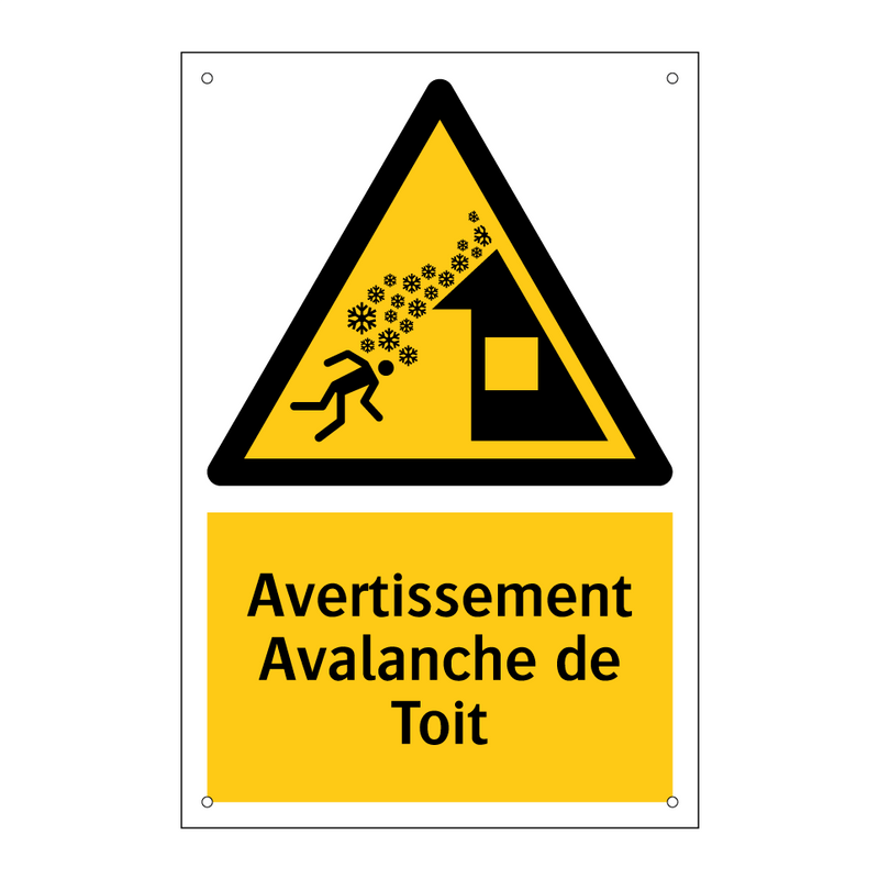 Avertissement Avalanche de Toit