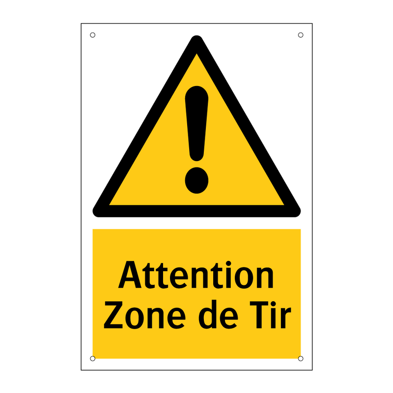 Attention Zone de Tir