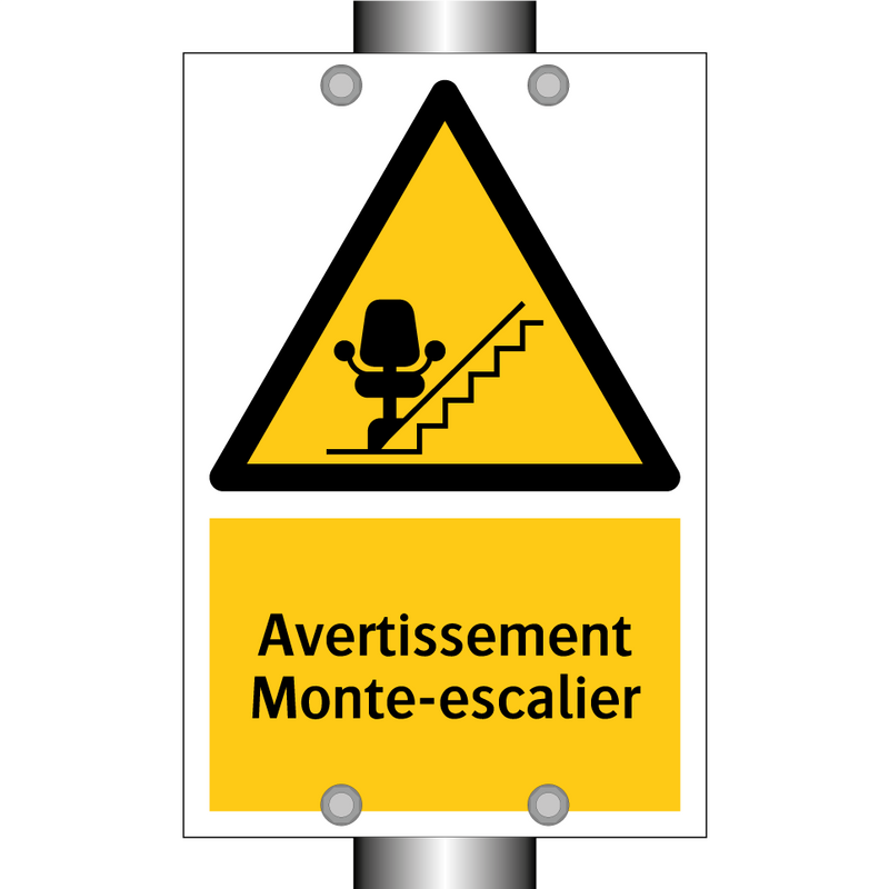 Avertissement Monte-escalier