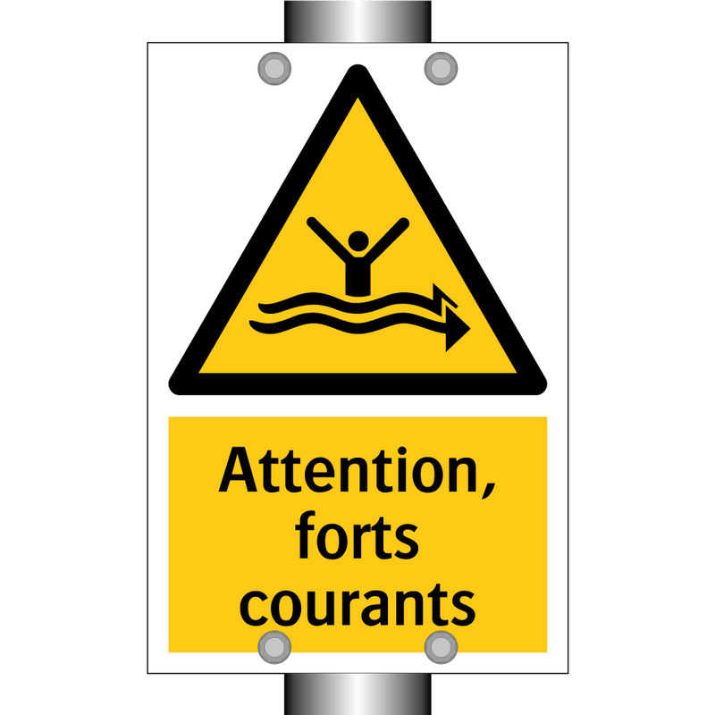 Attention, forts courants