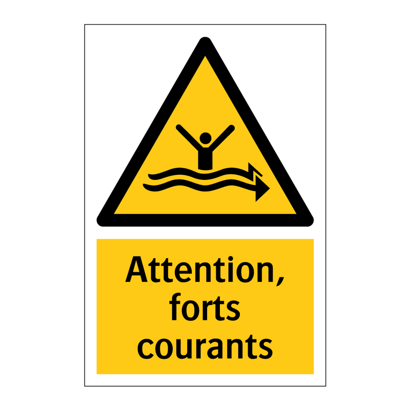 Attention, forts courants