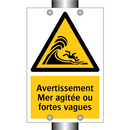 Avertissement Mer agitée ou fortes vagues