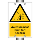 Avertissement Bruit fort soudain