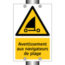 Avertissement aux navigateurs de plage