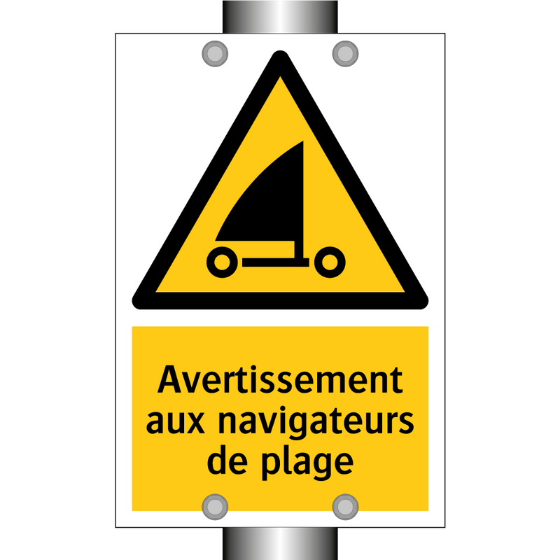 Avertissement aux navigateurs de plage