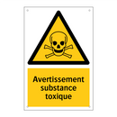 Avertissement substance toxique