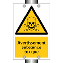 Avertissement substance toxique