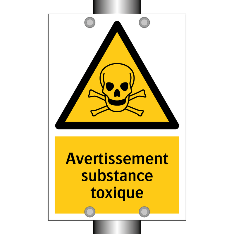 Avertissement substance toxique