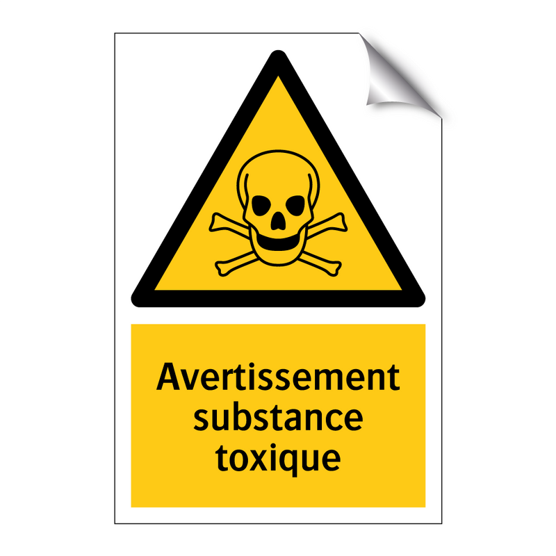 Avertissement substance toxique
