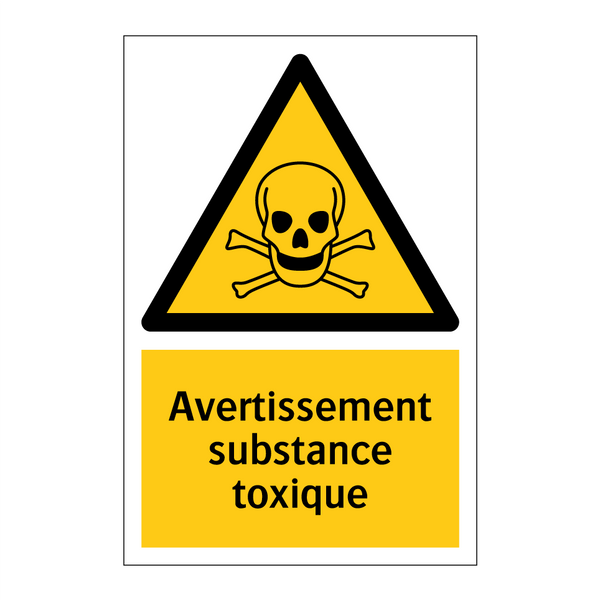Avertissement substance toxique
