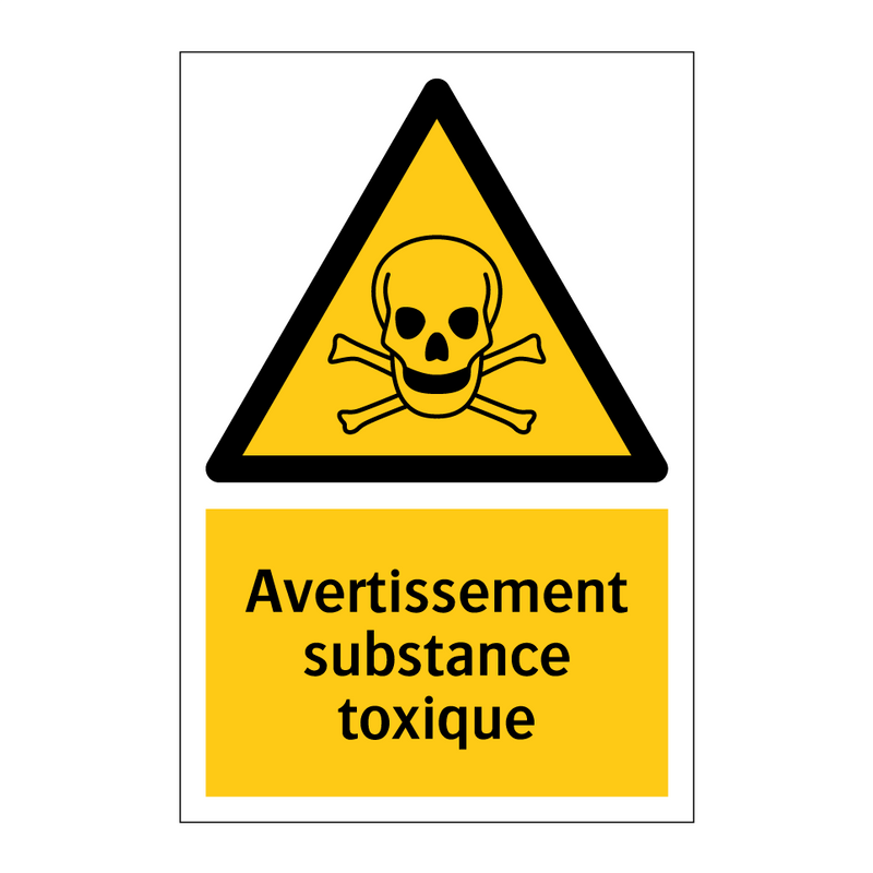 Avertissement substance toxique