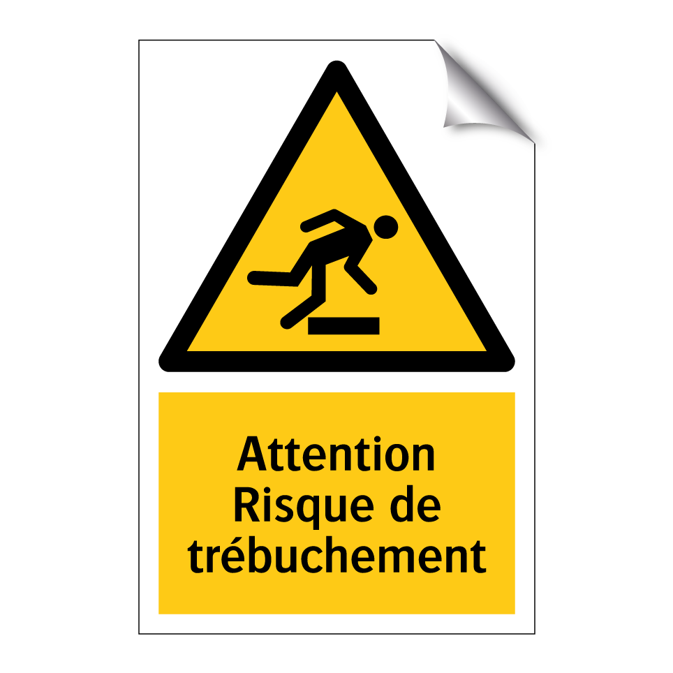 Attention Risque de trébuchement