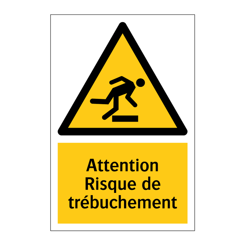 Attention Risque de trébuchement