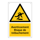 Avertissement Risque de trébuchement