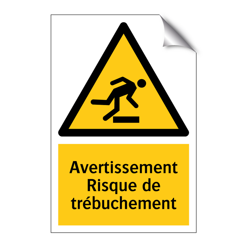 Avertissement Risque de trébuchement