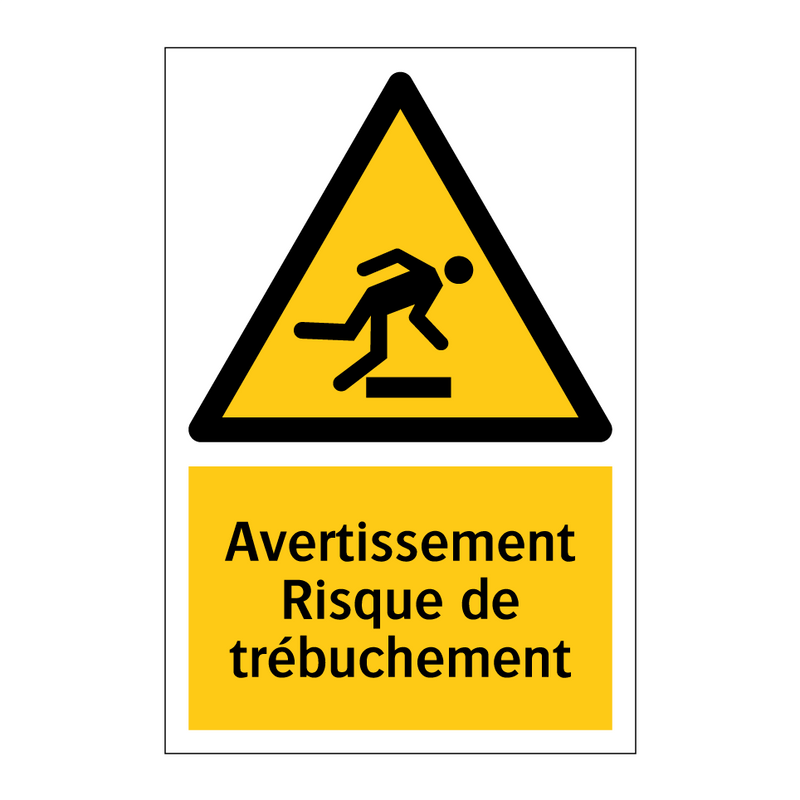 Avertissement Risque de trébuchement
