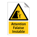 Attention Falaise Instable