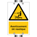 Avertissement ski nautique