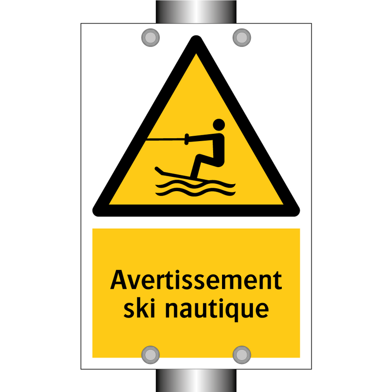 Avertissement ski nautique