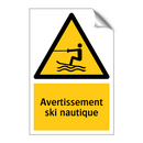 Avertissement ski nautique