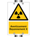 Avertissement Rayonnement X