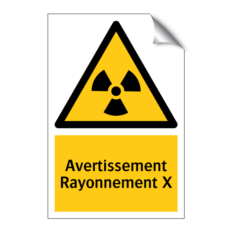 Avertissement Rayonnement X