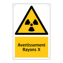 Avertissement Rayons X