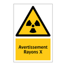 Avertissement Rayons X