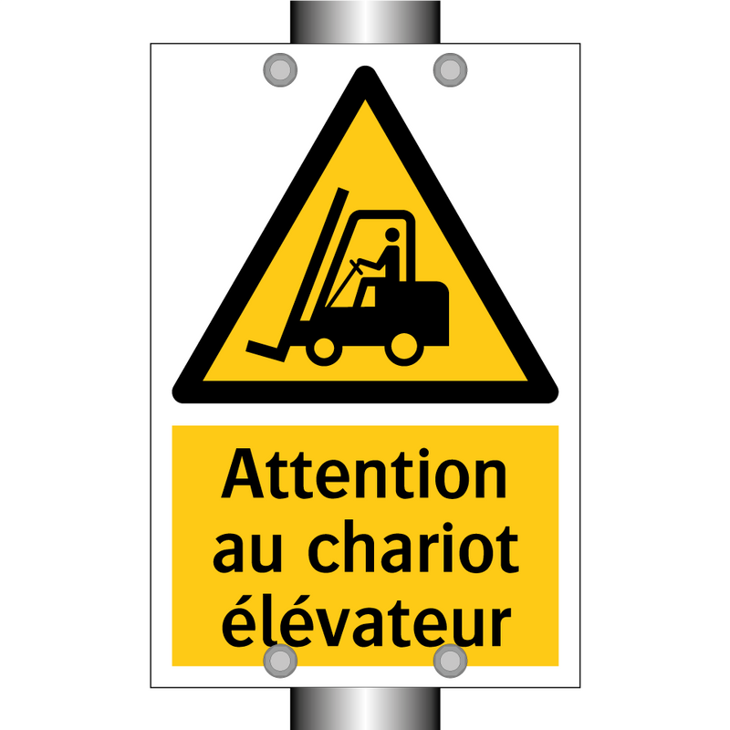 Attention au chariot élévateur