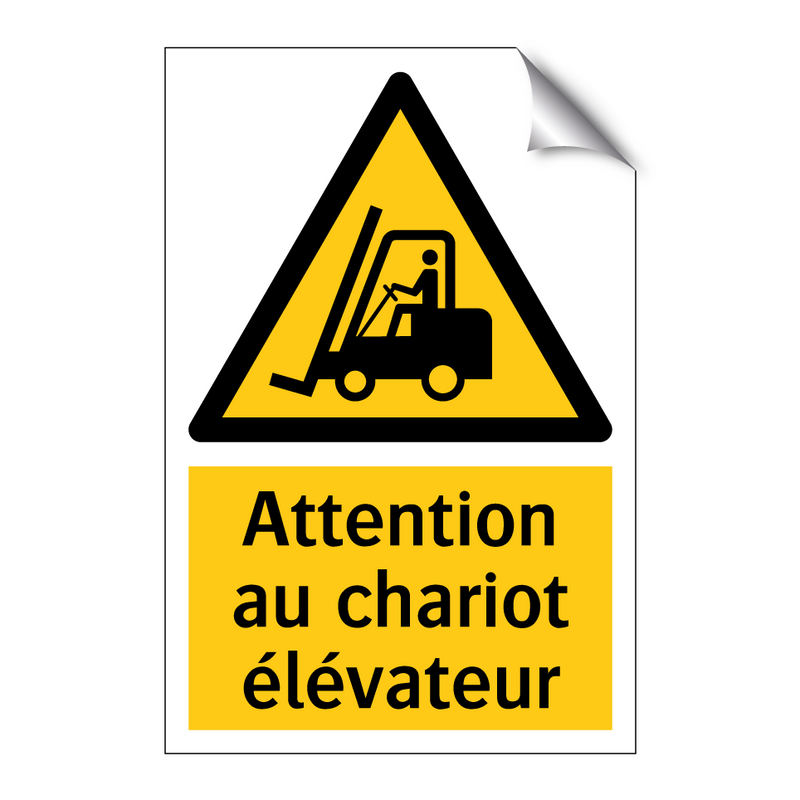 Attention au chariot élévateur