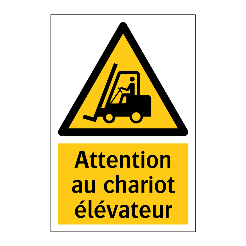 Attention au chariot élévateur