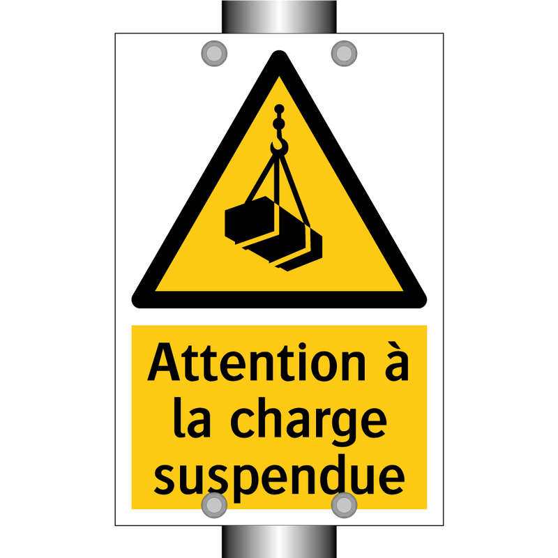 Attention à la charge suspendue