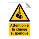 Attention à la charge suspendue