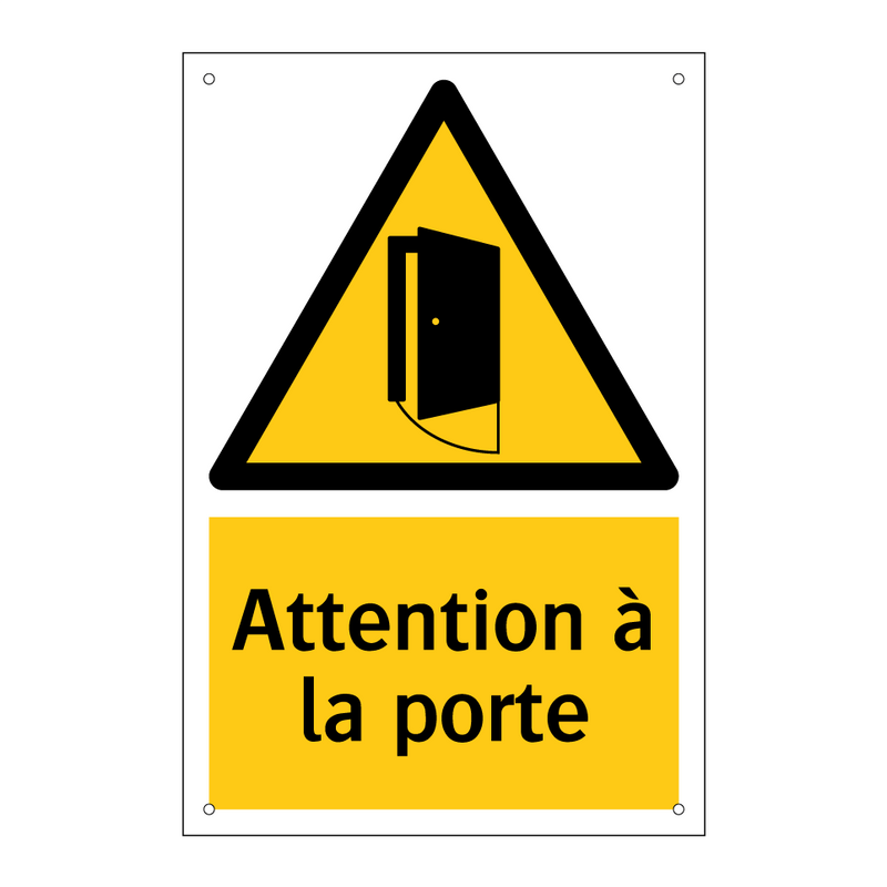 Attention à la porte