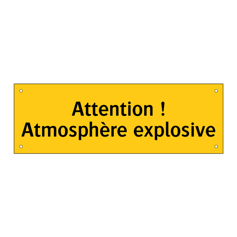 Attention ! Atmosphère explosive