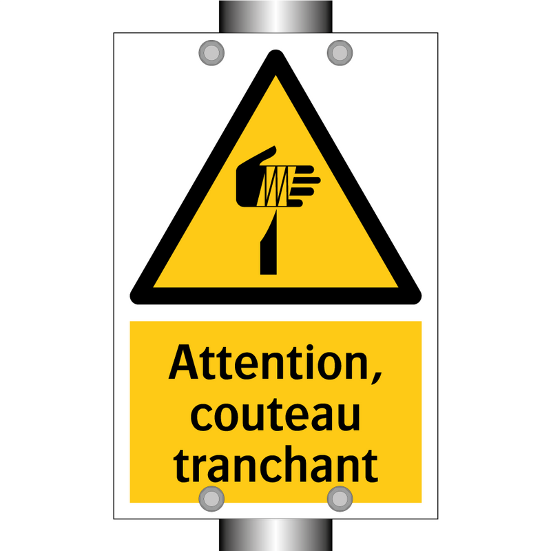 Attention, couteau tranchant
