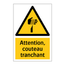 Attention, couteau tranchant