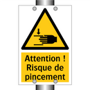 Attention ! Risque de pincement