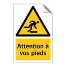 Attention à vos pieds