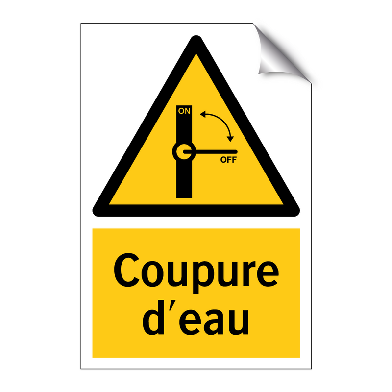 Coupure d'eau