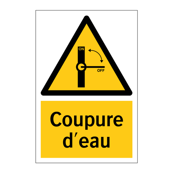 Coupure d'eau