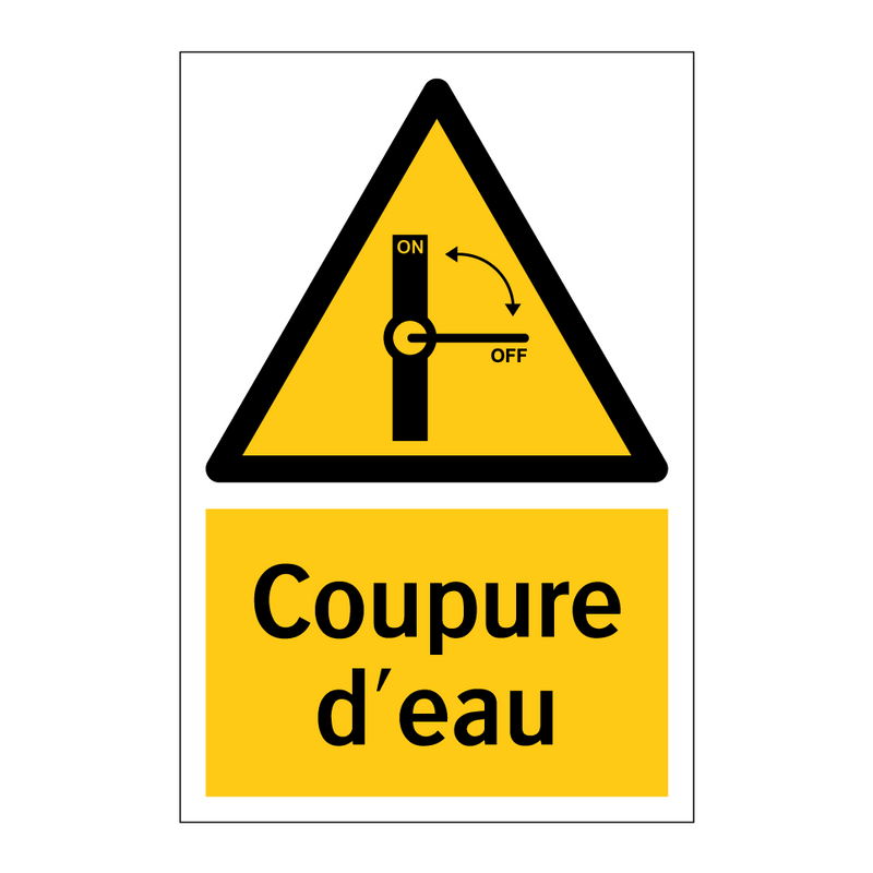 Coupure d'eau
