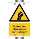 Portez des chaussures antistatiques